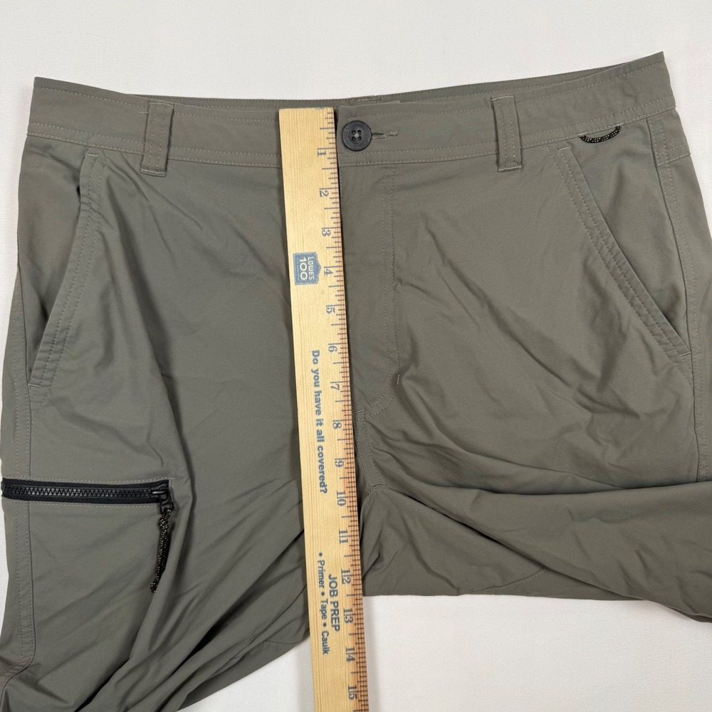 REI Co-op Mens Hiking Pants 32x30 Gray Straight Leg Cargo Pocket Outdoor Trek - Picture 8 of 12